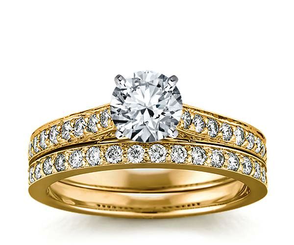Fitted Wedder to Engagement Ring Set 18ct | ParaMountJewellers